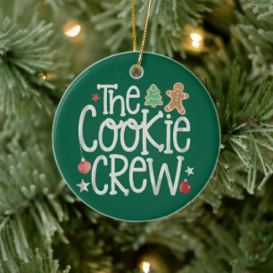 Décoration En Céramique Joyeux Noël The Cookie Crew Xmas Matching