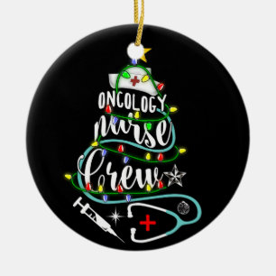 Décoration En Céramique Joyeux Oncologiste de Noël Oncologie infirmière