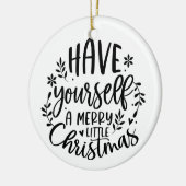 Décoration En Céramique Joyeux petit Noël moderne (Gauche)