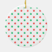 Décoration En Céramique Joyeux Pyjamas Boston Terrier personnalisé (Dos)