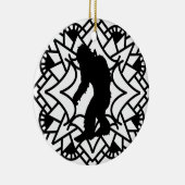 Décoration En Céramique Joyeux Squatch-mas Bigfoot Noël (Droite)