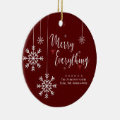 Décoration En Céramique Joyeux tout Noël personnalisé (Droite)