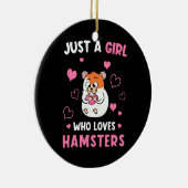 Décoration En Céramique Juste Une Fille Qui Aime Mes Hamsters (Droite)