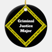 Décoration En Céramique Justice pénale personnalisable (Dos)