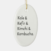 Décoration En Céramique Kale Kefir Kimchi Kombucha (Droite)