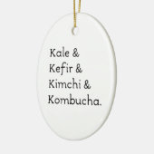 Décoration En Céramique Kale Kefir Kimchi Kombucha (Gauche)