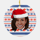 Décoration En Céramique Kamala Harris Noël (Dos)
