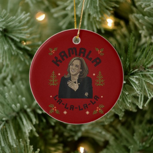 Décoration En Céramique Kamala Harris Noël (Arbre)