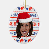Décoration En Céramique Kamala Harris Noël (Droite)