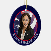 Décoration En Céramique Kamala Harris pour le président 2024 (Droite)