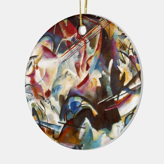 Décoration En Céramique Kandinsky Composition VI Peinture Abstraite (Gauche)