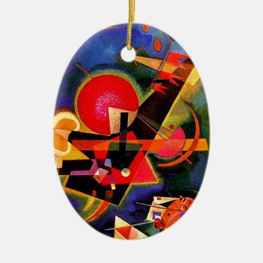 Décoration En Céramique Kandinsky - En Bleu, oeuvres d'art célèbres (Devant)