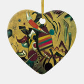 Décoration En Céramique Kandinsky Points Peinture en toile Abstraite (Devant)