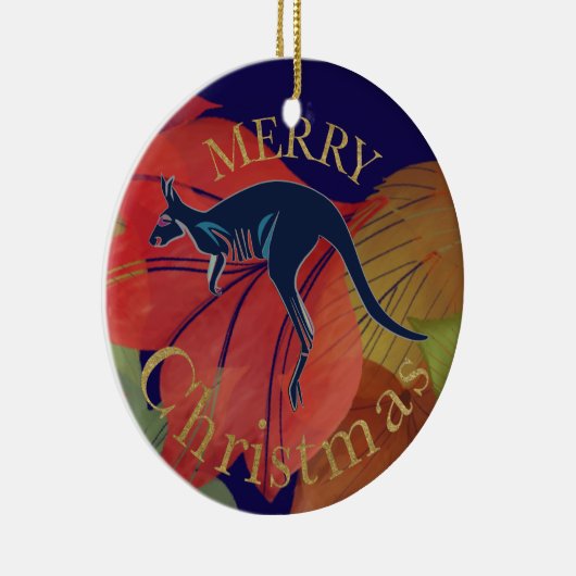 Décoration En Céramique Kangourou australien (Droite)