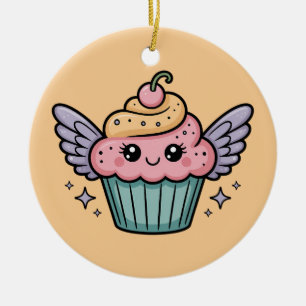 Décoration En Céramique Kawaii Cupcake