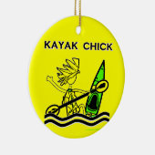 Décoration En Céramique Kayak Chick Designs & Things (Droite)
