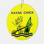 Décoration En Céramique Kayak Chick Designs & Things (Gauche)