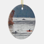 Décoration En Céramique Kayak Fishing (Droite)