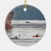Décoration En Céramique Kayak Fishing (Devant)