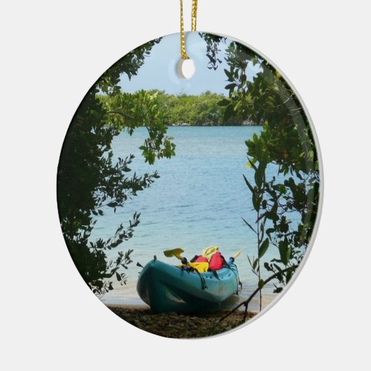 Décoration En Céramique Kayaking aux îles Virgin (Gauche)