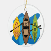 Décoration En Céramique Kayaks (Gauche)