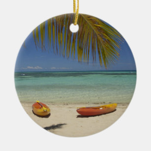 Décoration En Céramique Kayaks sur la plage, Plantation Island Resort