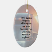 Décoration En Céramique Keepsake Memorial Semi-Truck Tractor-trailer (Droite)