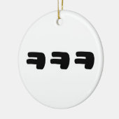 Décoration En Céramique KEKEKEKE ㅋ ㅋ ㅋ coréen Slang (Gauche)