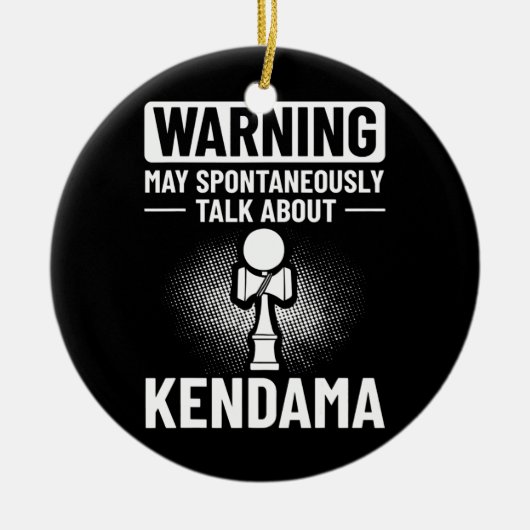 Décoration En Céramique Kendama Trick Japonais Jouet Ball Débutant (Devant)