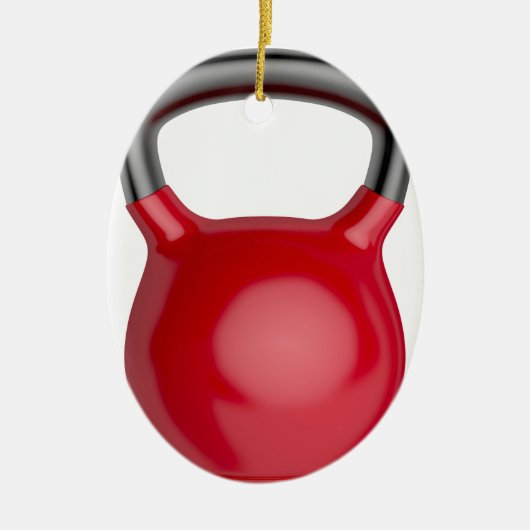 Décoration En Céramique Kettlebell (Devant)
