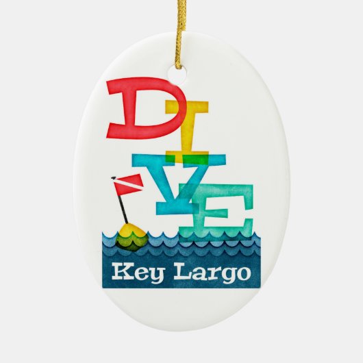 Décoration En Céramique Key Largo Dive (Devant)