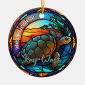 Décoration En Céramique Key West Vacances Souvenir (Devant)