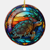 Décoration En Céramique Key West Vacances Souvenir (Dos)