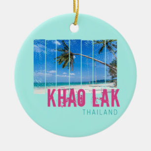 Décoration En Céramique Khao Lak Phang-Nga Thailand Vintage Beach Souvenir