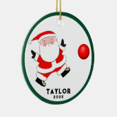 Décoration En Céramique Kickball Noël 2023 Collectible (Droite)