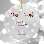 Décoration En Céramique Kidme Ado Noël Elf Ornament en céramique