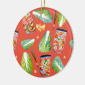 Décoration En Céramique Kimchi Ingrédients Fun Fermentation Aquarelle (Gauche)