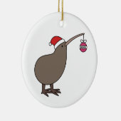 Décoration En Céramique Kiwi de Noël (Droite)