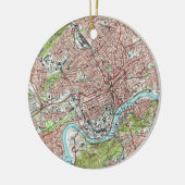 Décoration En Céramique Knoxville Tennessee Map (1978) (Gauche)