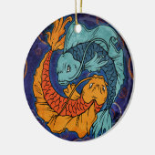 Décoration En Céramique Koi Fish (Gauche)