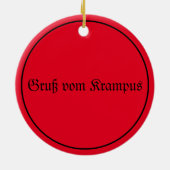 Décoration En Céramique Krampus (Dos)