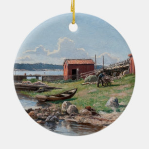 Décoration En Céramique L’ornement "Motif de Jutholmen" d’Abrahamsson