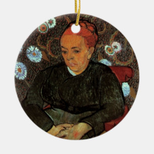 Décoration En Céramique La Berceuse (Augustine Roulin) de Vincent van Gogh