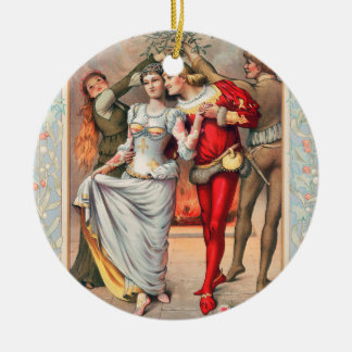 Décoration En Céramique La carte de Noël de Prang (vers 1886) 