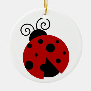 Décoration En Céramique La chance est un joli dessin de Ladybug