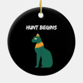 Décoration En Céramique La chasse commence (Dos)