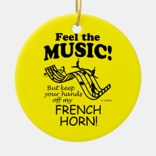 Décoration En Céramique La Corne Française Sent La Musique