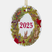 Décoration En Céramique La couronne de vacances de la nature (Droite)