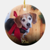 Décoration En Céramique La coutume possèdent Noël élégant de manuscrit (Dos)