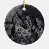 Décoration En Céramique La crèche biblique (Dos)